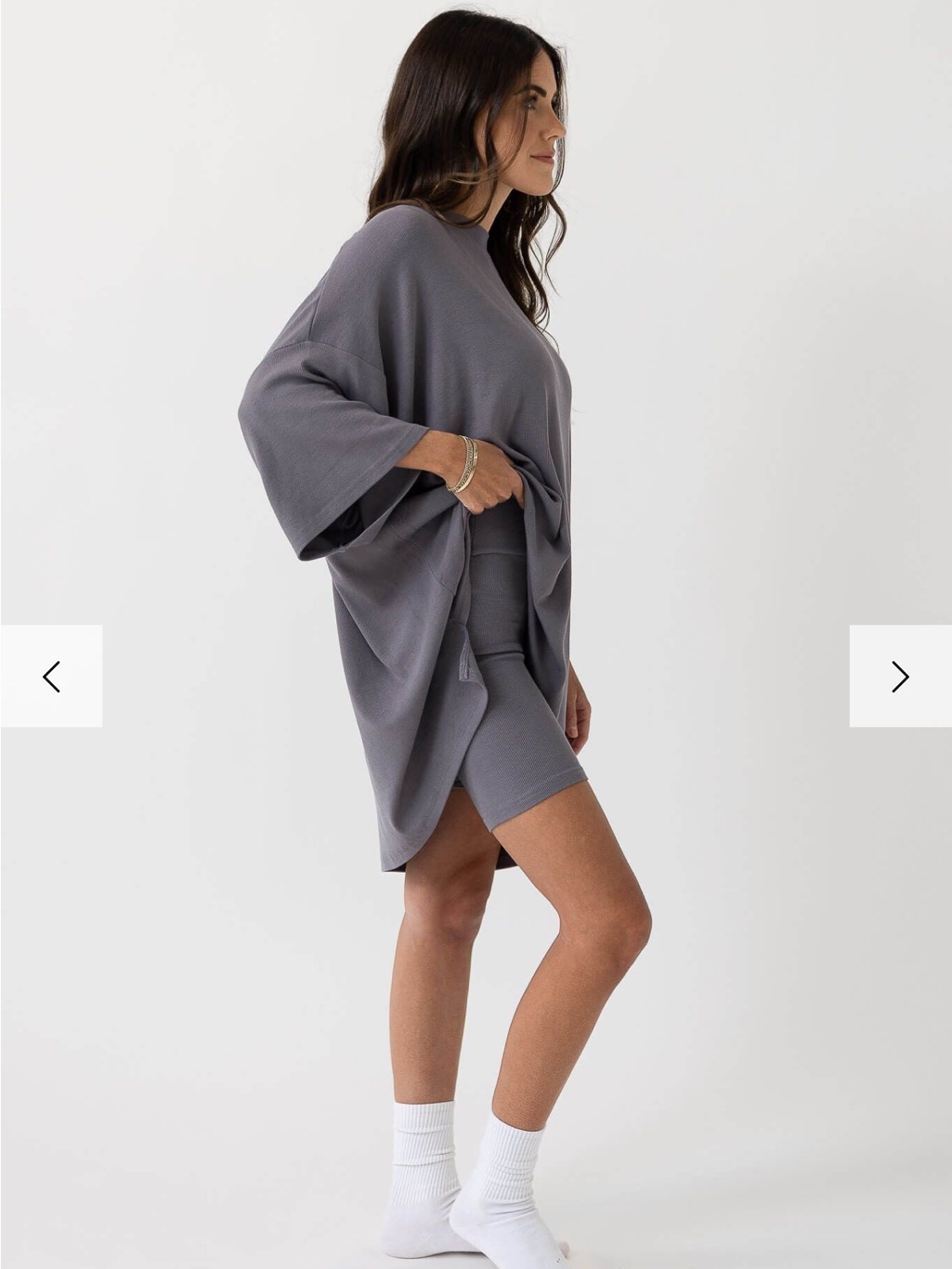 Nwt The Foxy Kind All Weekend Long Set In Slate — image 7 of 8